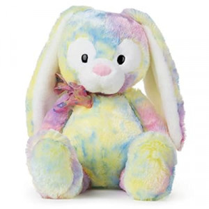 GUND Easter Splatter Color Patch Floppy Eared Bunny