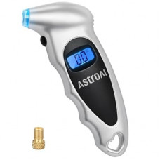 AstroAI Digital Tire Pressure Gauge 0-150PSI, Accurate in 0.1 Increments, Tire Repair Tools with Backlit LCD a…