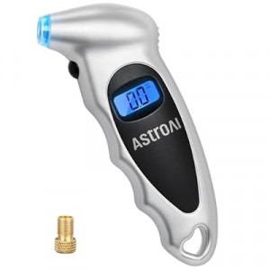 AstroAI Digital Tire Pressure Gauge 0-150PSI, Accurate in 0.1 Increments, Tire Repair Tools with Backlit LCD a…