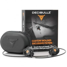 Decibullz Percussive Moldable Earplugs for Hunting & Shooting, Gun Range Hearing Protection for S…