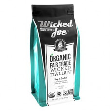 Wicked Joe Organic Coffee Wicked Italian Ground, 12 Ounce