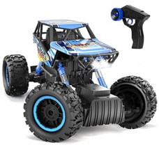 DOUBLE E RC Car 1:12 Remote Control Car Monster Trucks with Head Lights 4WD Off All Terrain RC Car R…