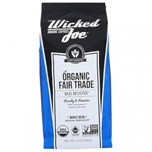 Wicked Joe Coffee Big House Whole Bean, 12 oz