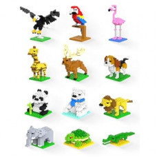 Kimiangel Party Favors for Kids, 12 Pack Mini Animals Building Blocks Sets for Goodie Bags, Prize Box Toy…