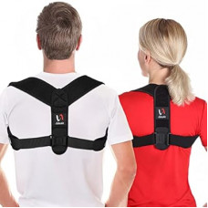 Schiara Posture Corrector for Men and Women, Comfortable Upper and Back Brace, Adjustable Back Straigh…
