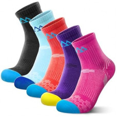 innotree Women‘s Cotton Ankle Hiking Socks, Thick Cushion Breathable Athletic Socks for Sport…