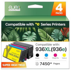 9125e Ink 936 Ink Cartridges for HP Printers Replacement for HP 936 Ink Cartridges Combo Pack Work with…