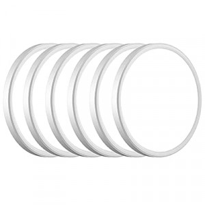 WKONCLDY 6PACK 3200lm LED Flush Mount Ceiling Light, Super Slim 12 inch LED Ceiling Light, 5000K Dayli…