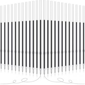 Outus 60 Pieces 0.7 mm Retractable Pen Refills Replacement Ballpoint Pen Refills Black and Blue Ink Pen R…