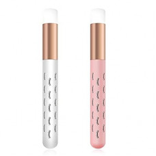 Lash Shampoo Brushes Eyelash Extension Cleanser-BUV 2PCS Eyelash Cleaning Brush with Soft & Odorles…