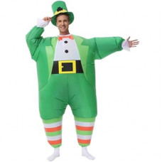 ZISUEX St. Patrick's Day Inflatable Costume Leprechaun Costume Adults Leprechaun Inflatable Costume Blo…