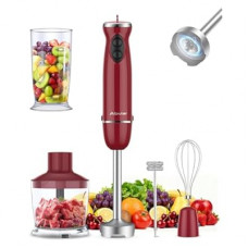 Immersion Blender 5 in 1 Hand Blender, Abuler 1000W Hand Mixer Stick,12 Speed Handheld Blender 3…