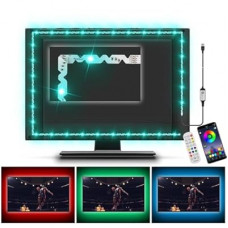 PaneraLux Led Light for TV Backlight, 16.4ft/5m RGB+W Behind TV Bias Lighting,USB Powered Led Strip Lig…
