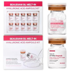 BEAUDIANI Sil Melt-In Hyaluronic Serum & Ampoule Kit, 5 Session Intensive Hydration Program Korea…