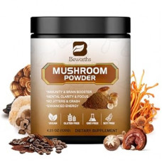 Mushroom Coffee - Lions Mane Mushroom Powder Instant Coffee with Lion's Mane, Reishi, Chaga, Cor…