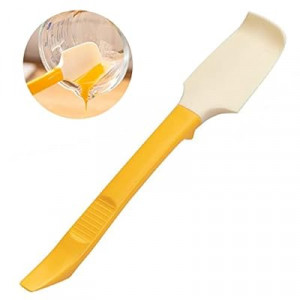 Silicone Jam Spreader Spatula with Can Opener End, Multi Purpose Spreaders for Jar, Peanut Butter Jel…