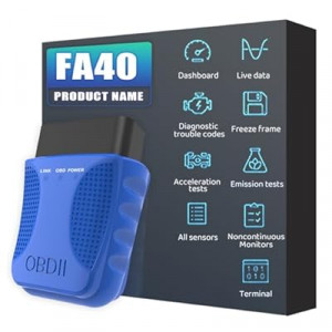 OBD2 Scanner Code Reader FA40 Auto Diagnostic Scan Tool Car Fault Check Engine Light Wireless Car Co…