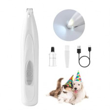 FURBONA Dog Paw Trimmer with LED Light, Rechargeable Cordless Electric Grooming Clippers, Low No…