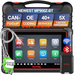 Autel Scanner MaxiPro MP900Z-BT with 60$ MV108S, New Upgraded of MP808S/MS906BT, Android 11 ECU…