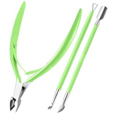 Cuticle Trimmer with Cuticle Pusher, XUNXMAS Cuticle Remover Cutter Nipper Scissor and Triangle Cuticle…