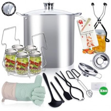 Canning Pot-Canning supplies starter kit, Stainless Steel Canning Tool Kits Set for Beginners, Water bath cann…