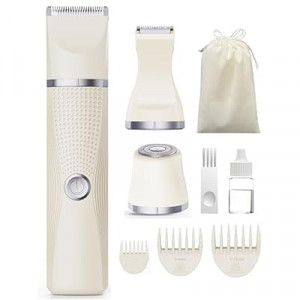 unibono 3-in-1 Electric Razor for Women - Waterproof Bikini Trimmer,Rechargeable Electric Shav…