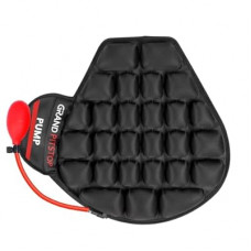 GRAND PITSTOP Motorcycle Air Seat Cushion with Air Filling Pump, Inflatable Bubble Air Pads with Bre…
