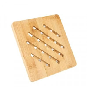 Natural Bamboo Ceramic Pot Tray Heat Bowls Insulation pad, Durable Anti-Hot Insulation pad for Hot Dis…