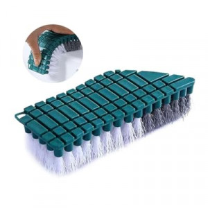 Oniapro Bendable V-Shape Scrub Brush, Deep Cleaning Toilet Brush with Non-Slip Grip & Sturdy Nylon…