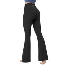 TomTiger Flare Leggings for Women Bootcut Yoga Pants with Tummy Control High-Waisted and Wide Leg