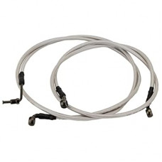 LKV RZR 800 Extended Front/Rear Brake Lines Compatible with ATV Polaris RZR 800/S 800/4 800/XP 9…