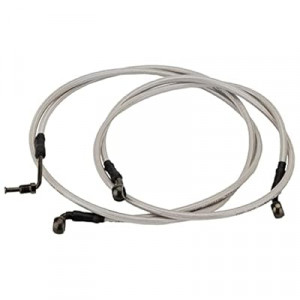 LKV RZR 800 Extended Front/Rear Brake Lines Compatible with ATV Polaris RZR 800/S 800/4 800/XP 9…