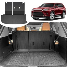 HOUCLEMIC Cargo Liner for 2026 2025 2024 Grand Highlander Accessories, Cargo Mat Seat Backre…