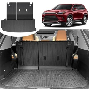 HOUCLEMIC Cargo Liner for 2026 2025 2024 Grand Highlander Accessories, Cargo Mat Seat Backre…