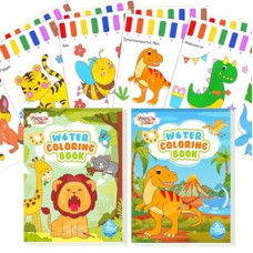 Water Coloring Books for Toddlers - Watercolor Paint Book Drawing Art Paper for Kids Mess Free Craft Supp…