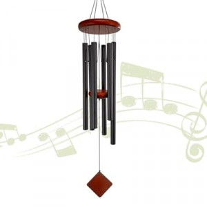 Howarmer Small Wind Chimes for Outside, Wind Chimes Outdoor with 6 Tuned Tubes, Memorial WindChi…