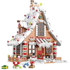 hahaspil Christmas Gingerbread House Ornaments Building Set Toys, ​with Led Light, for Kids, Boys, Girls…