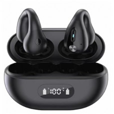 REVGOZU Wireless Bone Conduction Headphones, Open-Ear Design, Bluetooth 5.0, Sports Headset (Black)