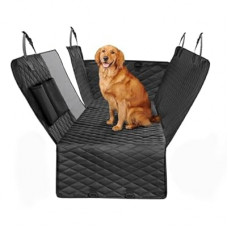 Tesheer Dog Seat Cover for Rear Car Seats - 100% Waterproof, Scratch & Slip Resistant Hammock Pet Mat fo…