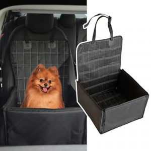 Tesheer Front Seat Dog Car Seat Cover, Waterproof Non-Slip Scratchproof Bucket Pet Seat Prote…