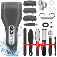 AdamPark Electric Foot File Callus Remover, Rechargeable Pedicure Tools Foot Care Kit, Portable Callus…
