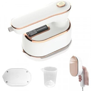 HFLYJPYW Mini Steam Iron for Clothes, Travel Steamer for Clothes Portable Steamer Travel Iron, Micro…