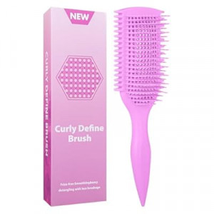 Inpoipsor Detangling Brush for Curly Hair, Dry & Wet Hair Brush for Women & Men, Vented Detangler B…