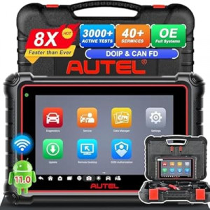Autel Scanner MaxiCOM MK900 - New Ver.Work as MK900BT/ MX900, 40+ Service, OS 11, 3000+ Active T…
