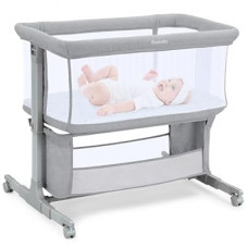 Ezebaby Bedside Bassinet for Baby, Portable Baby Bassinet Bedside Sleeper for Newborn Infants with…