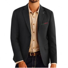 PJ PAUL JONES Mens Blazer Lightweight Sport Coats Casual Two Buttons Notched Lapel Suit Jacket…