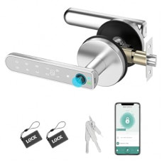 Foxgard Smart Fingerprint Door Lock:Fingerprint Door Knob-Biometric 5-in-1 Finger Print Door…