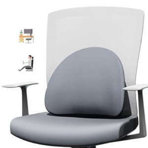 SHAKERINO Lumbar Support Pillow for Office Chair & Car - Ergonomic Back Support for Office Chair, Enha…