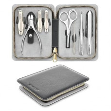 Manicure Set 8 in 1,Professional Pedicure kit,Stainless Steel Manicure Kit,Portable Travel Grooming Kit Na…