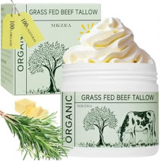Beef Tallow, Tallow Face Moisturizer, Beef Tallow for Skin, Unscented 100% Organic Beef Tallow Blam Gr…